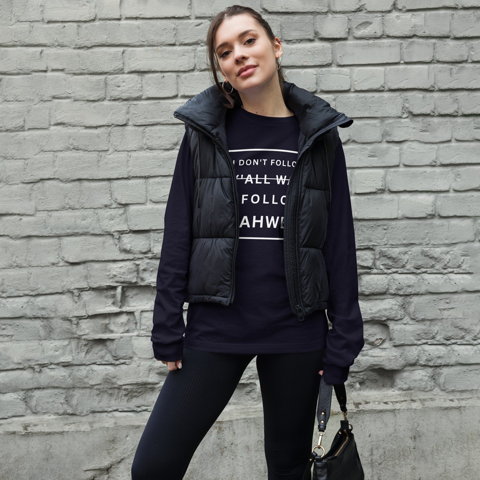 I Don't Follow Y'all Way Women's Long Sleeve T-Shirt - Humble & Faithful Co.