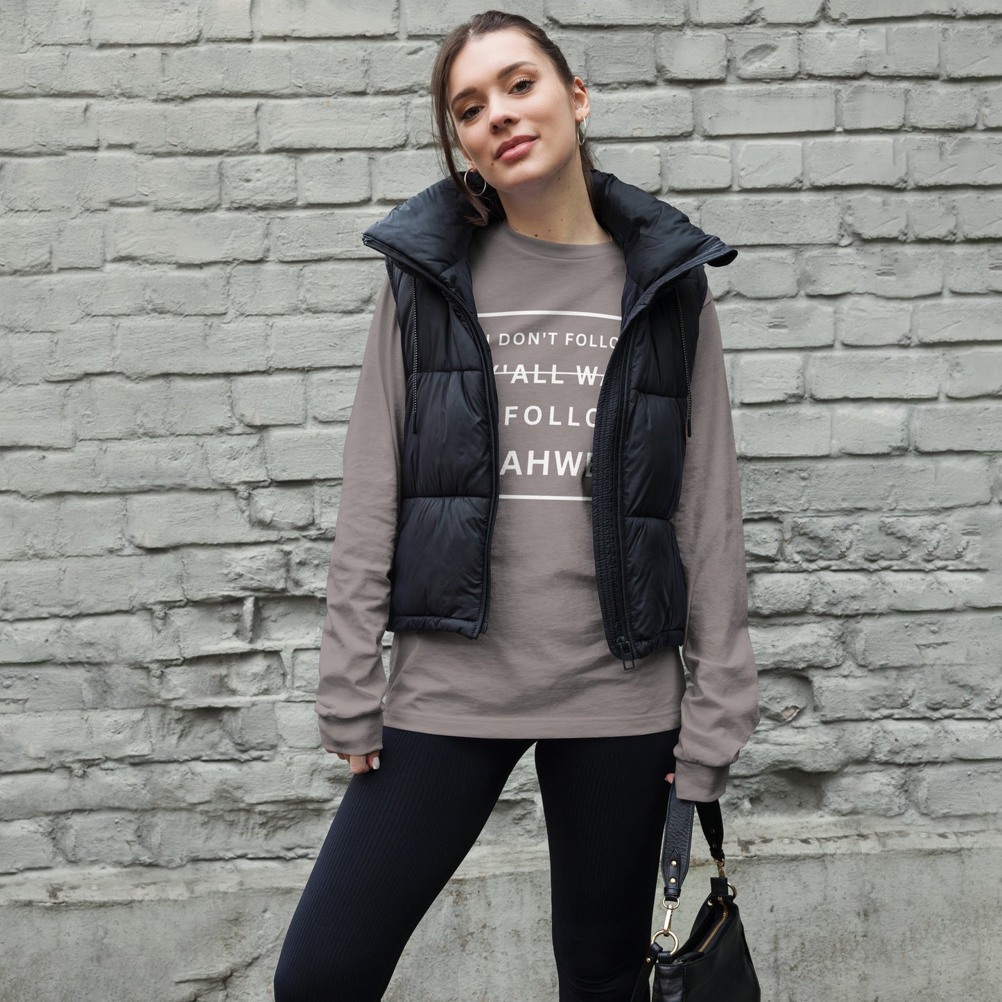 I Don't Follow Y'all Way Women's Long Sleeve T-Shirt - Humble & Faithful Co.
