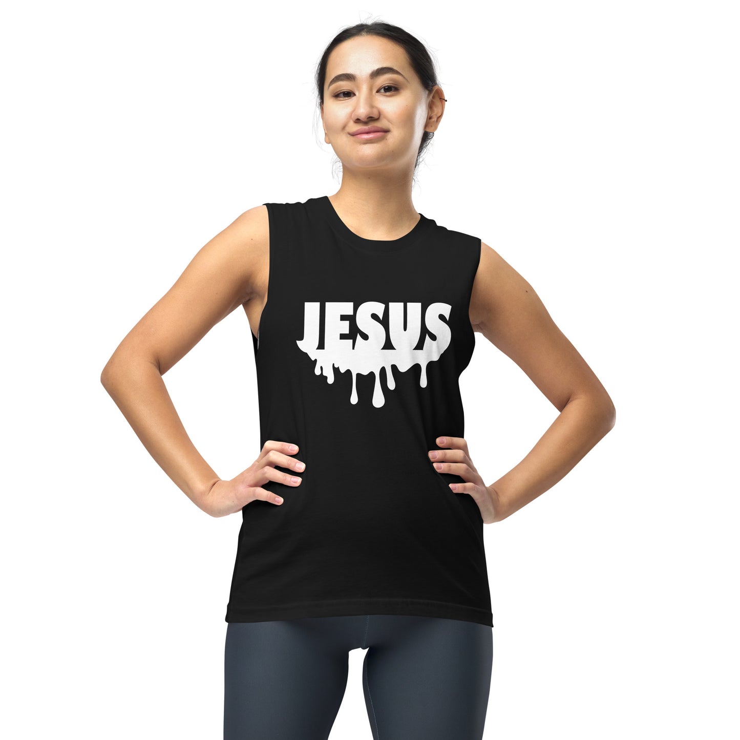 Jesus Drip Muscle T-Shirt (Unisex)