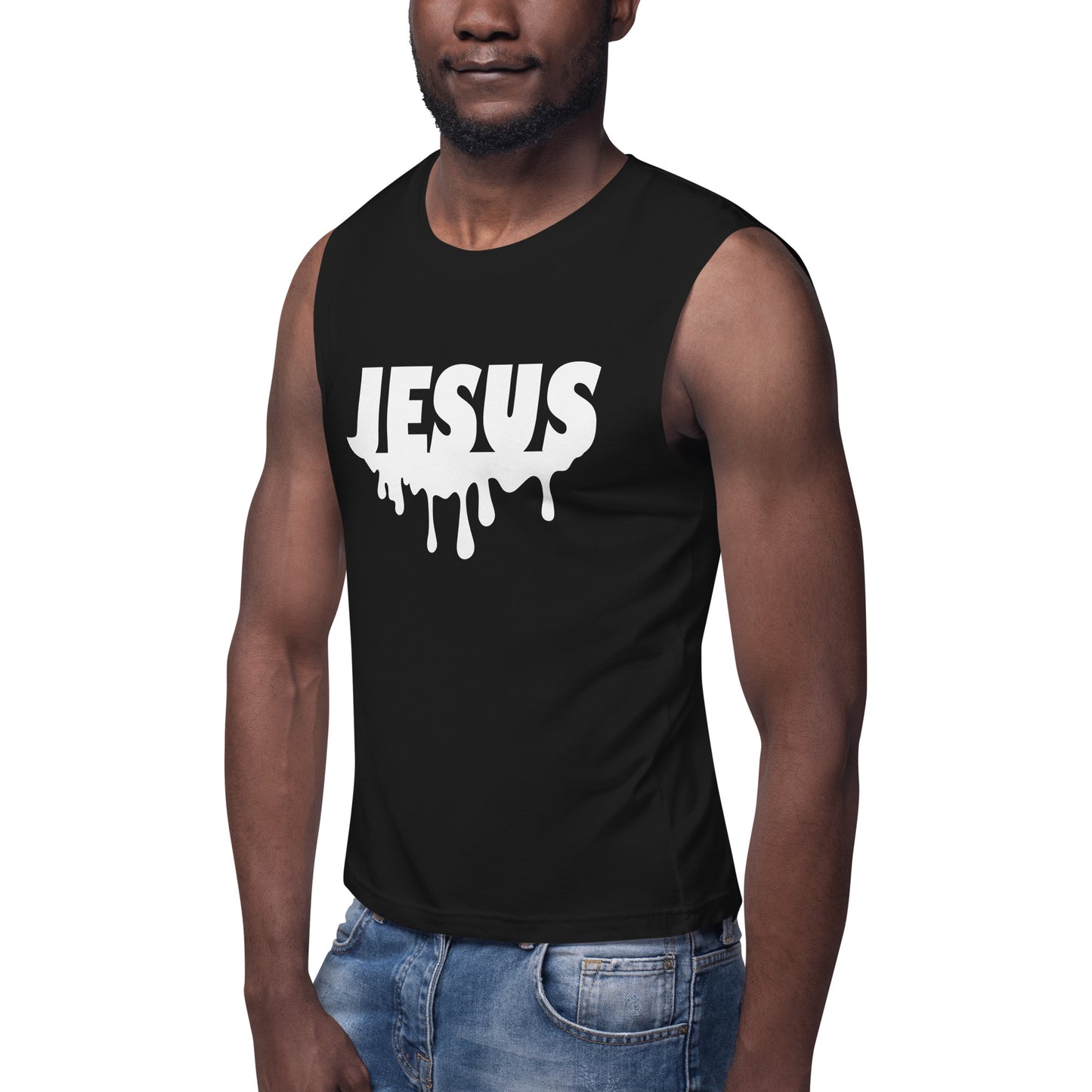 Jesus Drip Muscle T-Shirt (Unisex)