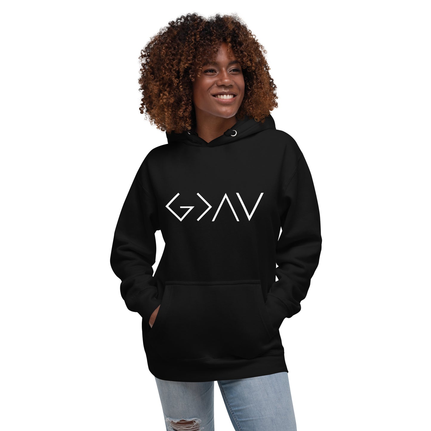 God is Greater than the Highs and Lows Hoodie - Humble & Faithful Co.