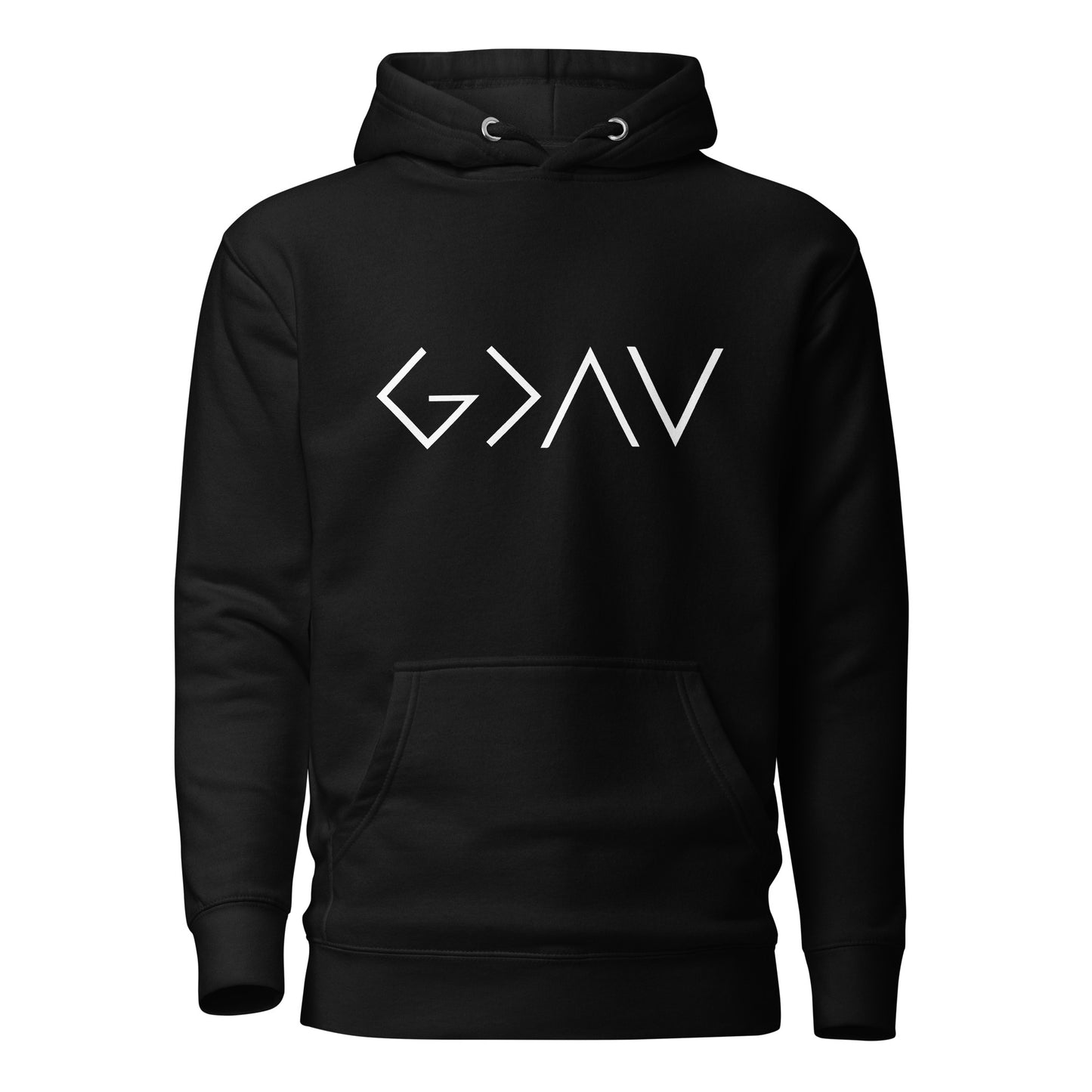 God is Greater than the Highs and Lows Hoodie - Humble & Faithful Co.