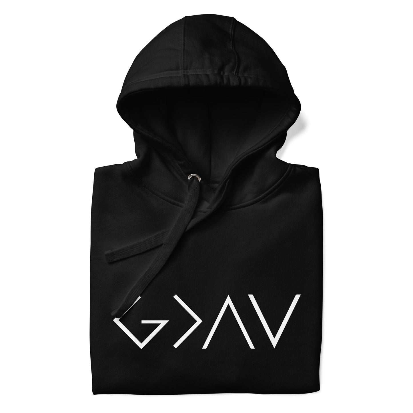 God is Greater than the Highs and Lows Hoodie - Humble & Faithful Co.