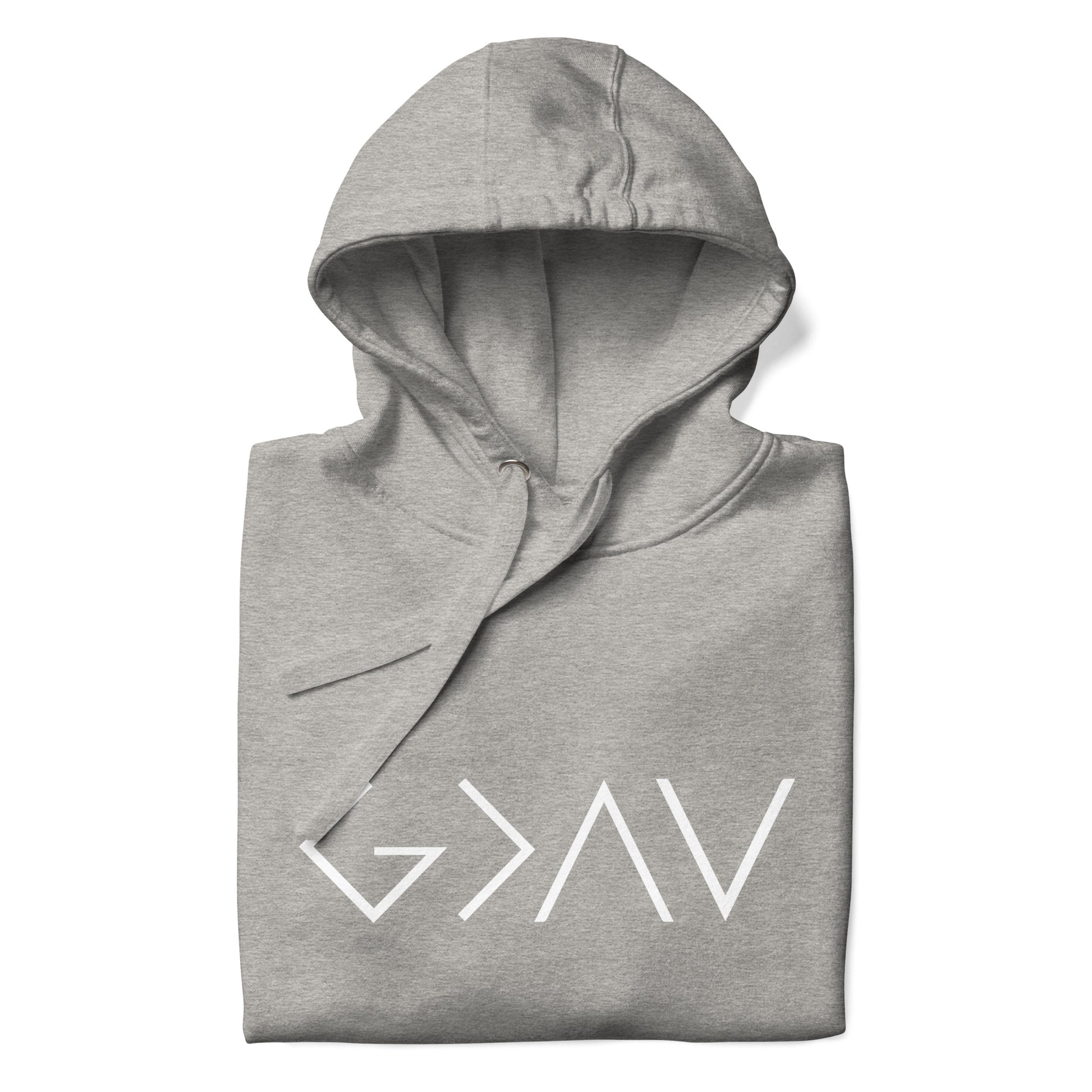 God is Greater than the Highs and Lows Hoodie - Humble & Faithful Co.