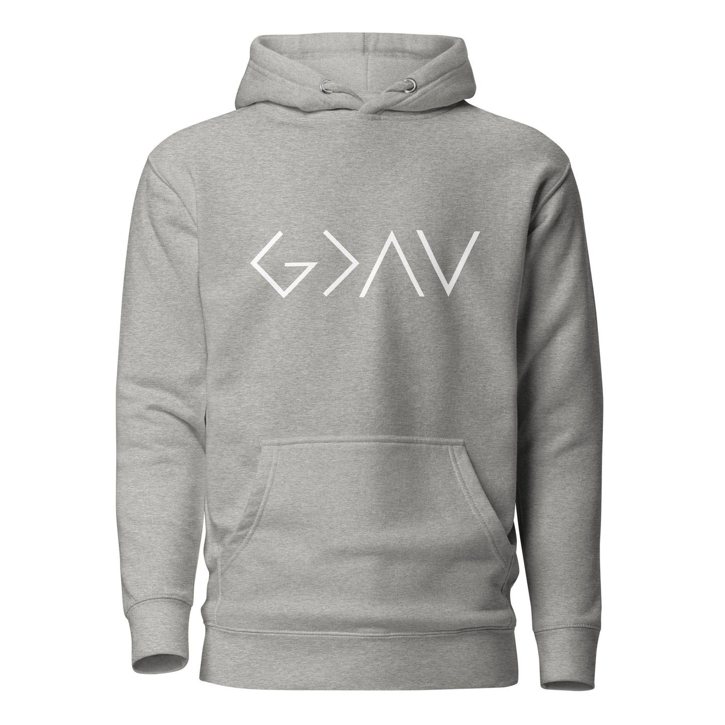 God is Greater than the Highs and Lows Hoodie - Humble & Faithful Co.