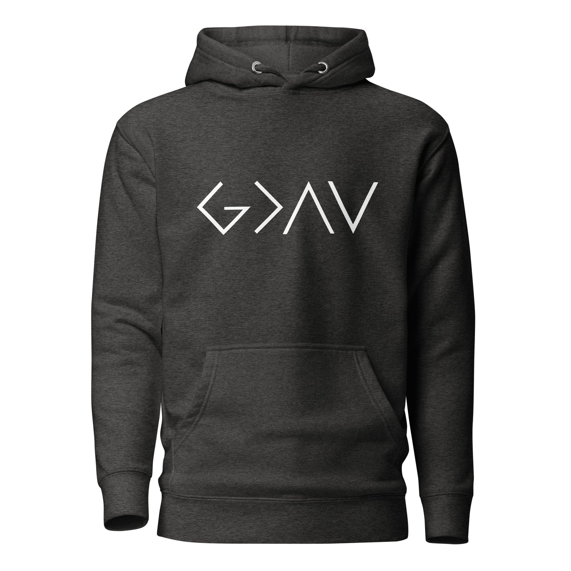 God is Greater than the Highs and Lows Hoodie - Humble & Faithful Co.