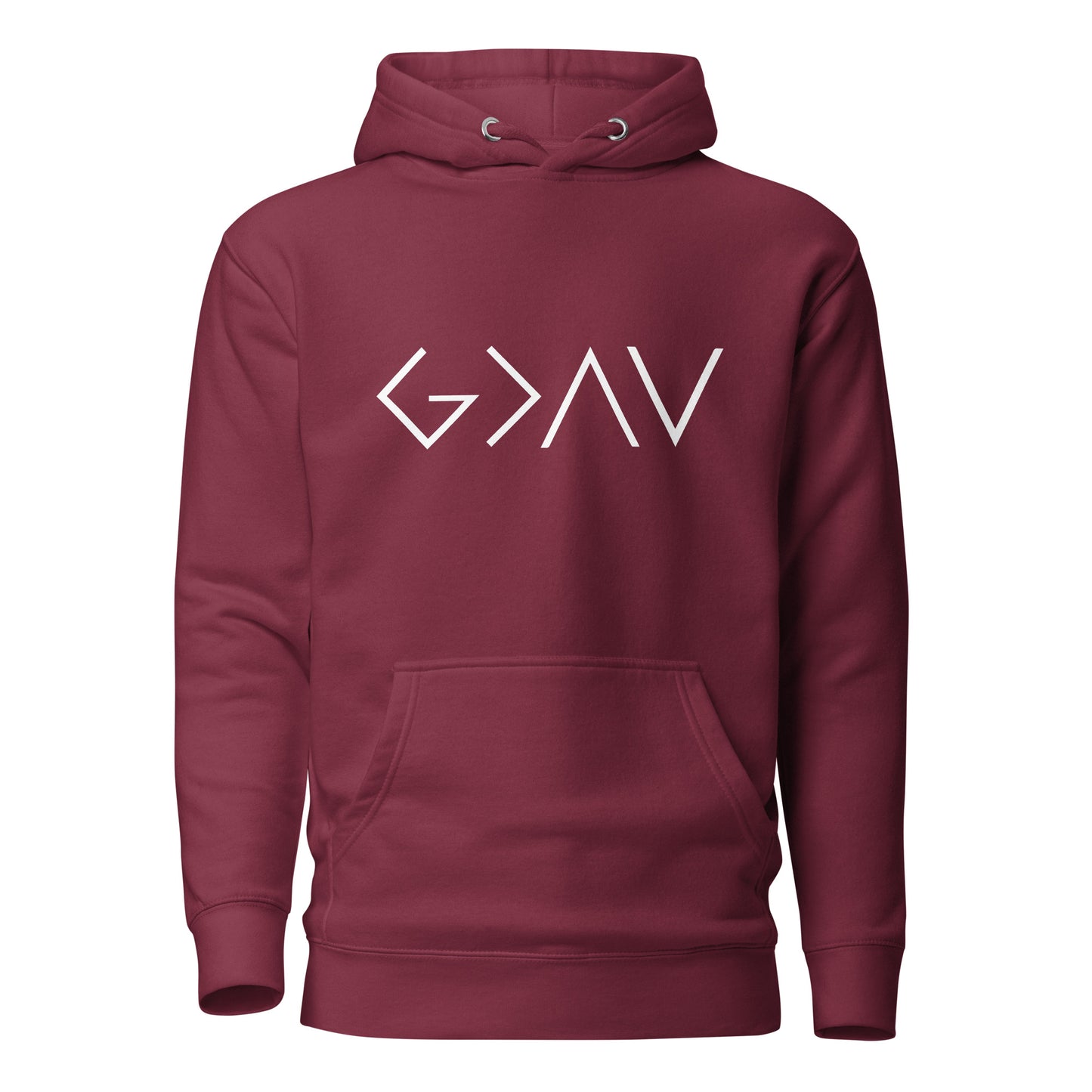 God is Greater than the Highs and Lows Hoodie - Humble & Faithful Co.