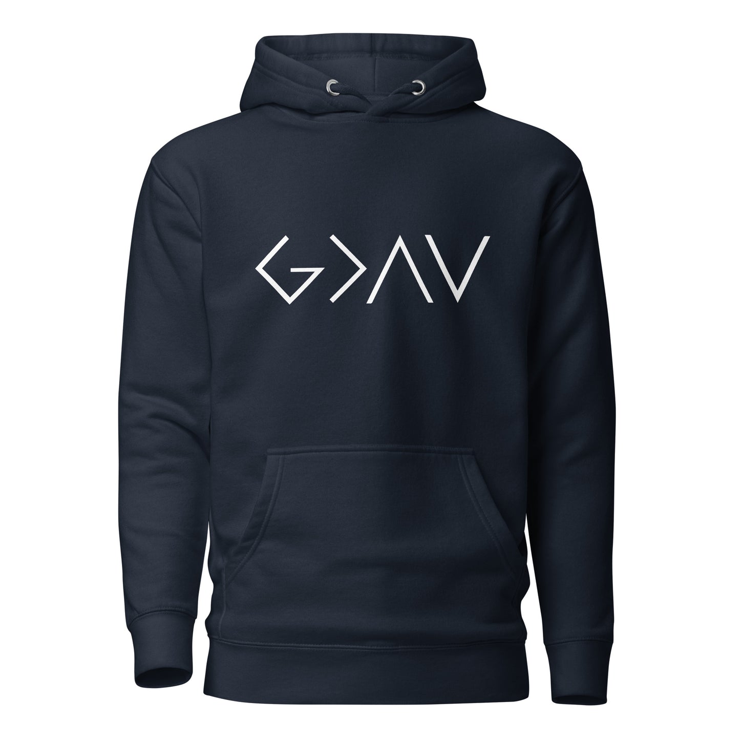 God is Greater than the Highs and Lows Hoodie - Humble & Faithful Co.