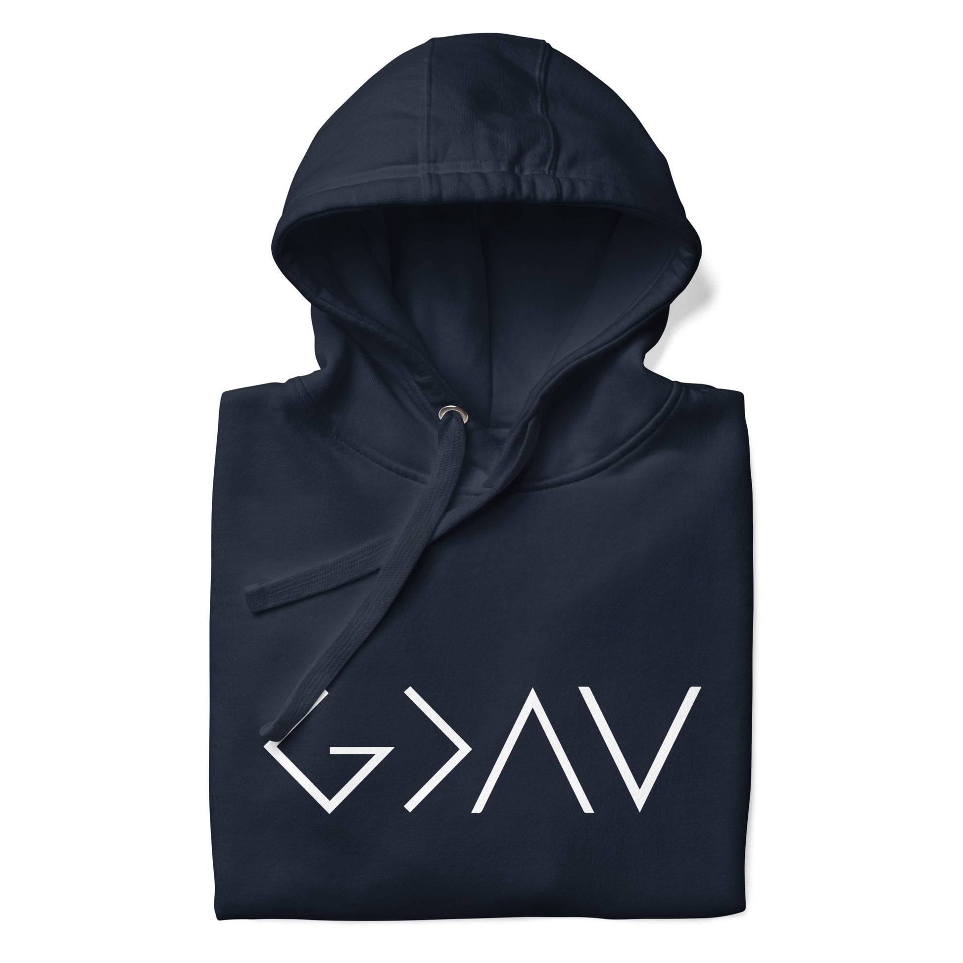 God is Greater than the Highs and Lows Hoodie - Humble & Faithful Co.