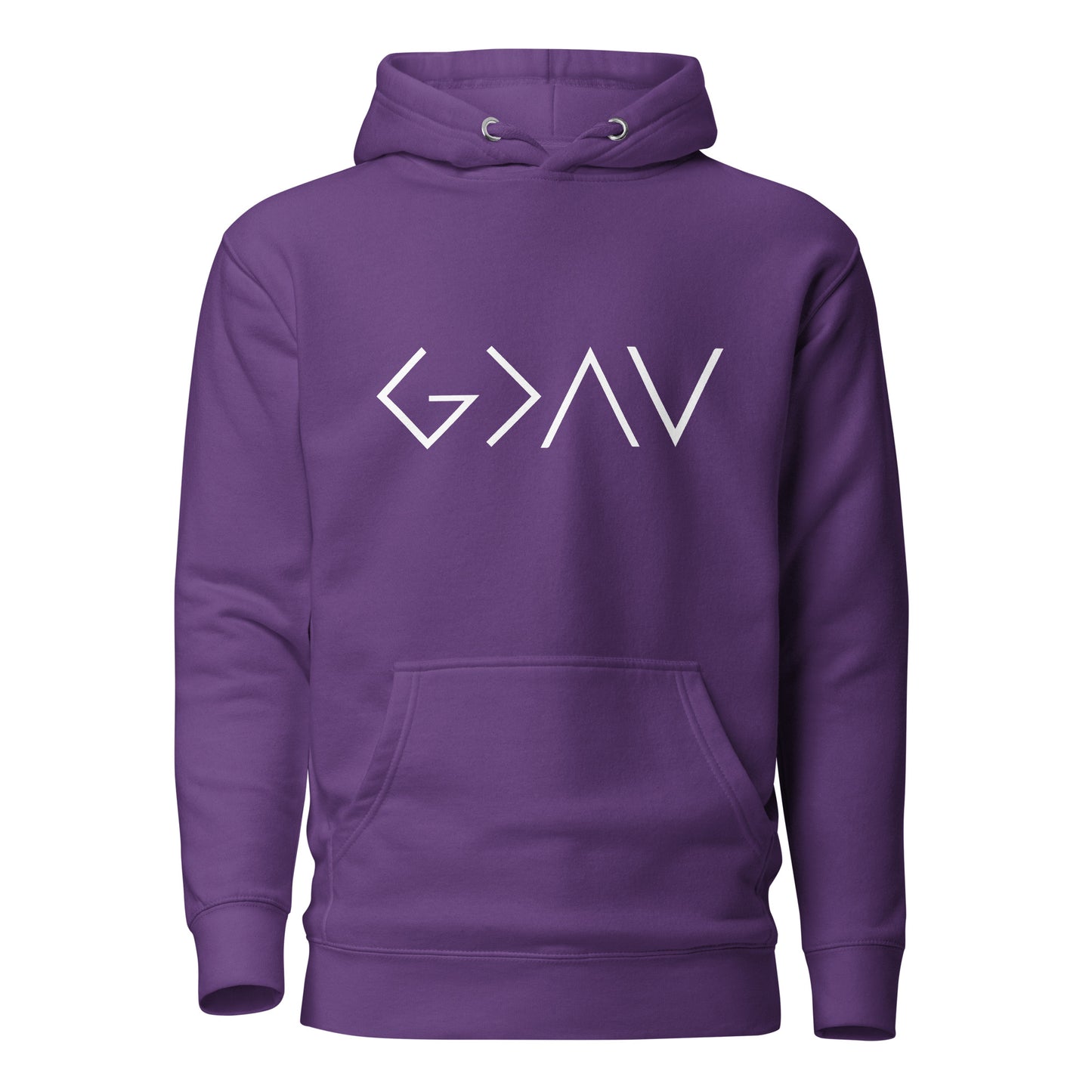 God is Greater than the Highs and Lows Hoodie - Humble & Faithful Co.