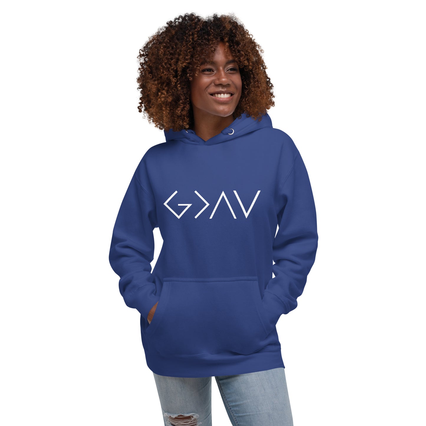 God is Greater than the Highs and Lows Hoodie - Humble & Faithful Co.