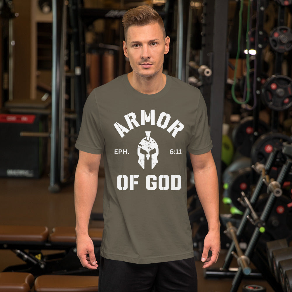 Armor of God Crewneck T-Shirt (Unisex) - Humble & Faithful Co.