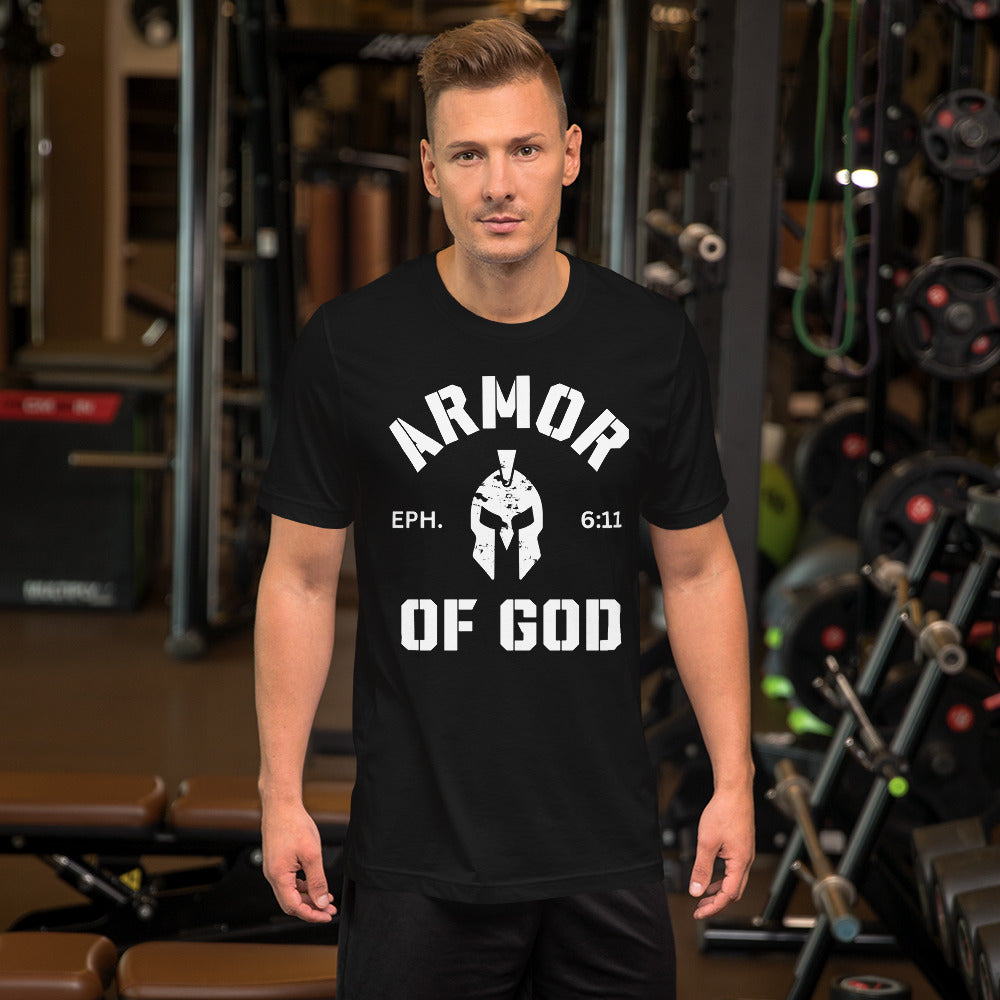Armor of God Crewneck T-Shirt (Unisex) - Humble & Faithful Co.