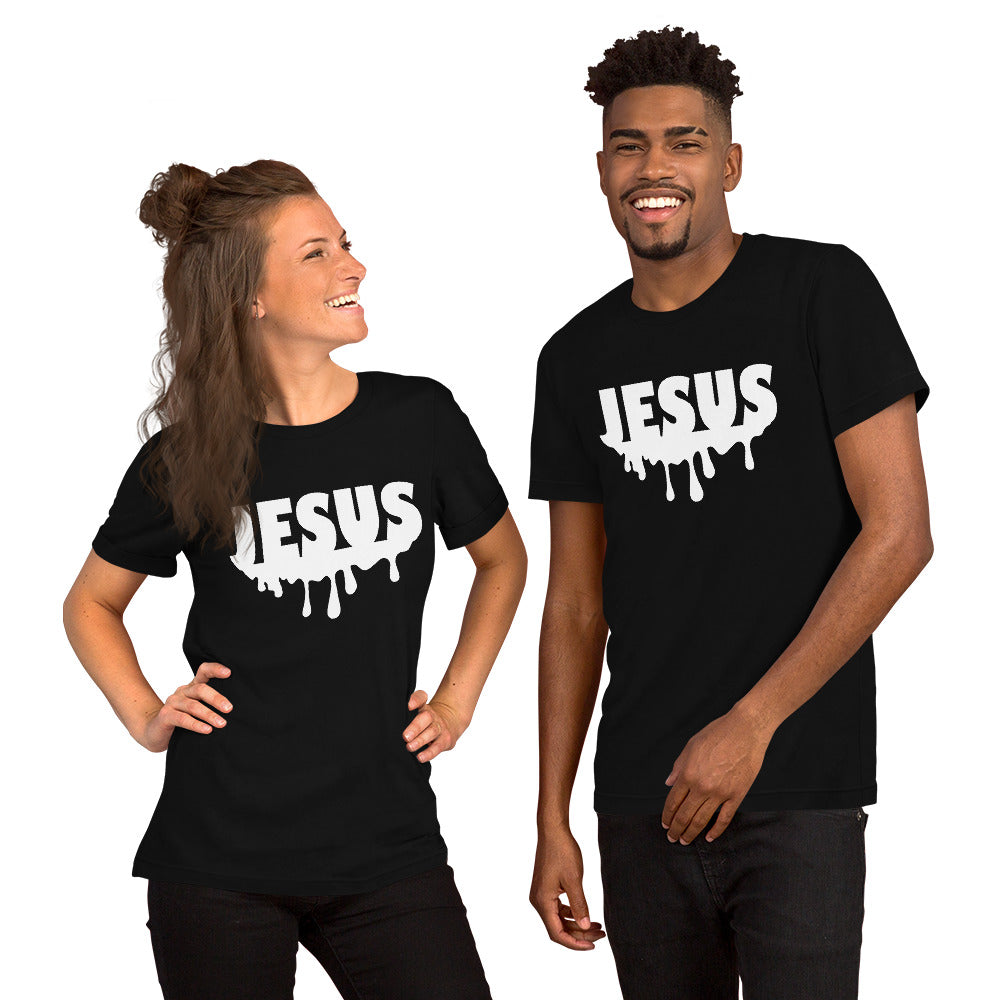 Jesus Drip Crewneck T-Shirt (Unisex)