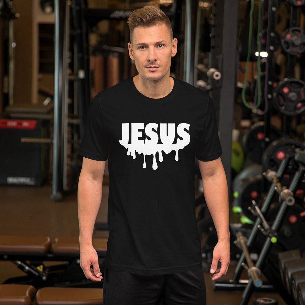 Jesus Drip Crewneck T-Shirt (Unisex)