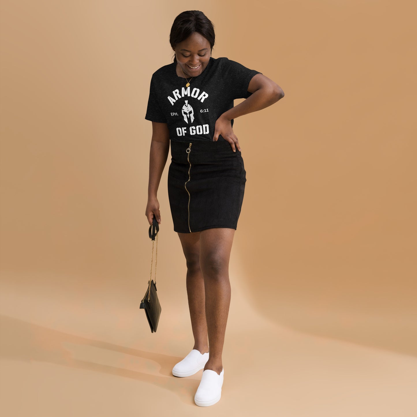 Armor of God Crewneck T-Shirt (Unisex) - Humble & Faithful Co.