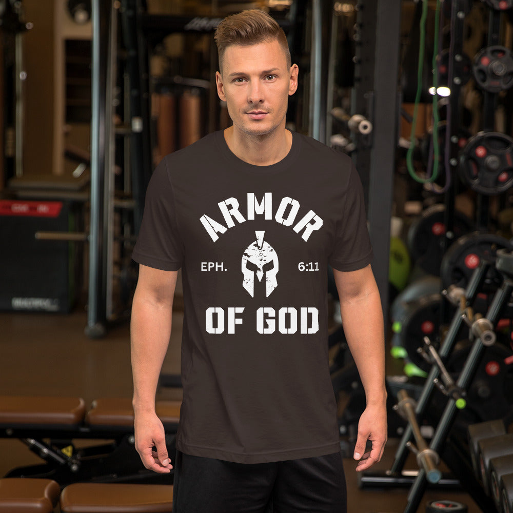 Armor of God Crewneck T-Shirt (Unisex) - Humble & Faithful Co.