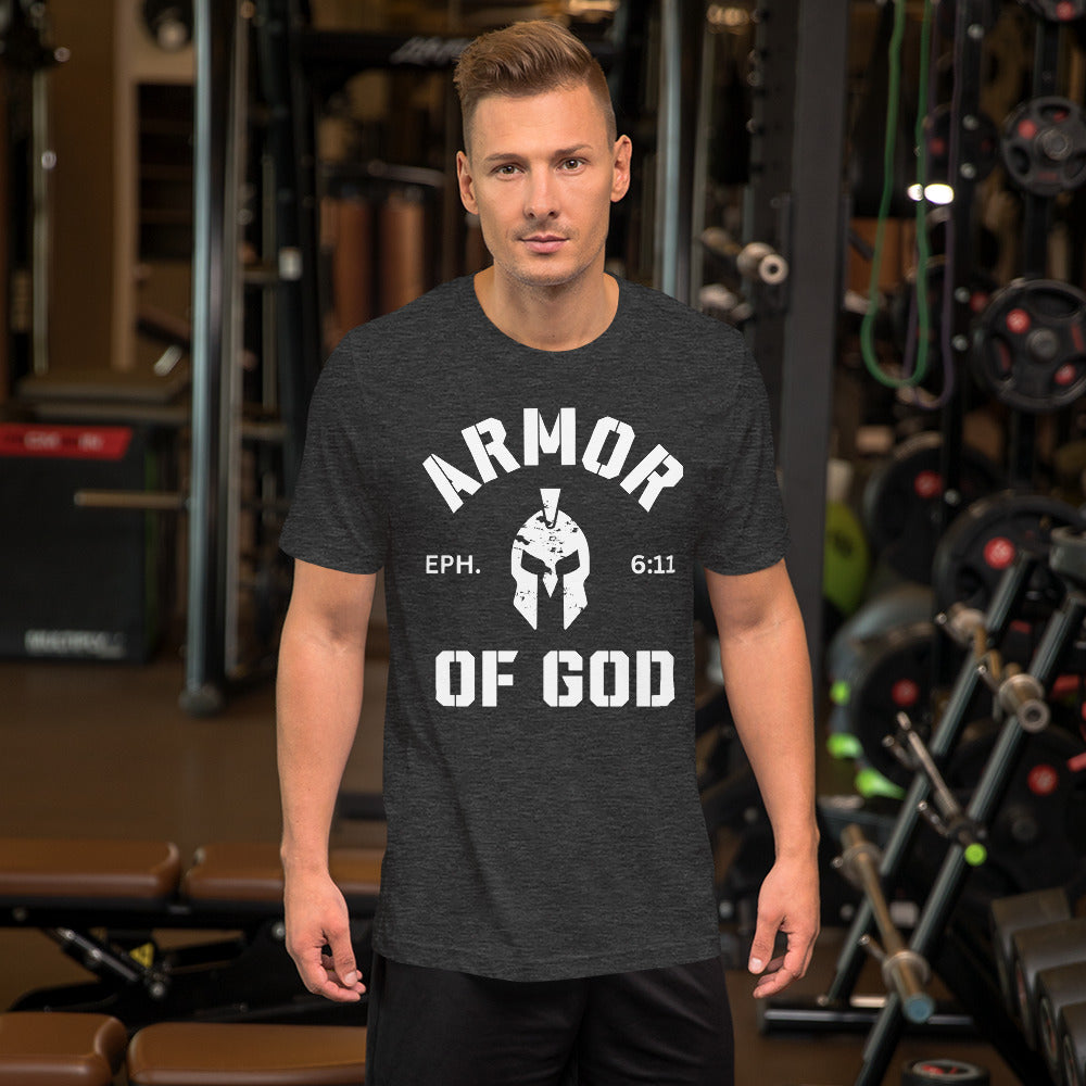 Armor of God Crewneck T-Shirt (Unisex) - Humble & Faithful Co.