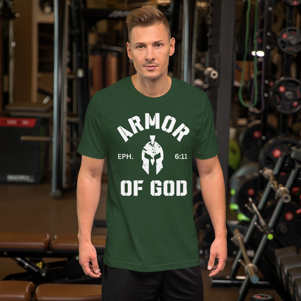 Armor of God Crewneck T-Shirt (Unisex) - Humble & Faithful Co.