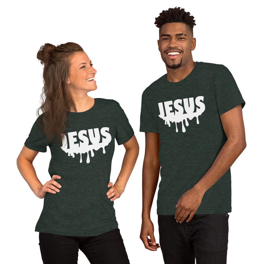 Jesus Drip Crewneck T-Shirt (Unisex)