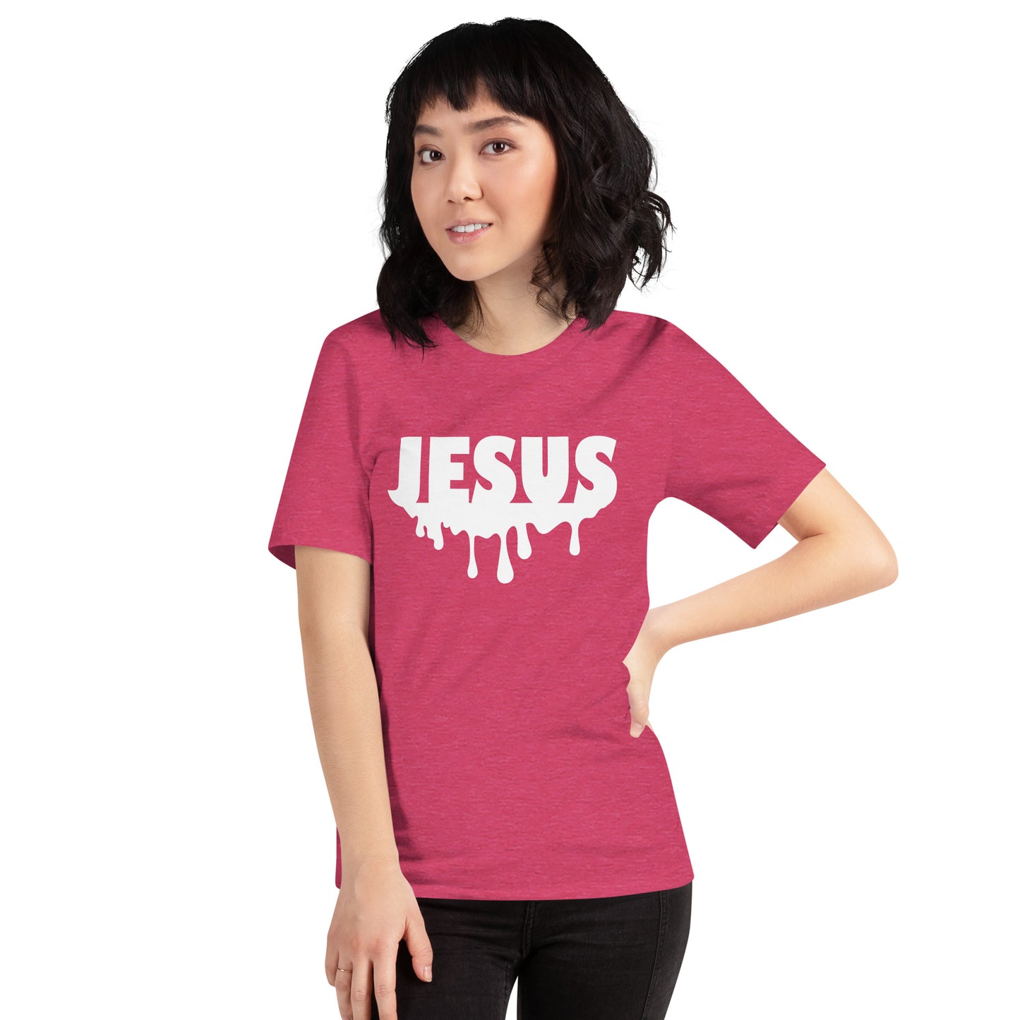 Jesus Drip Crewneck T-Shirt (Unisex)