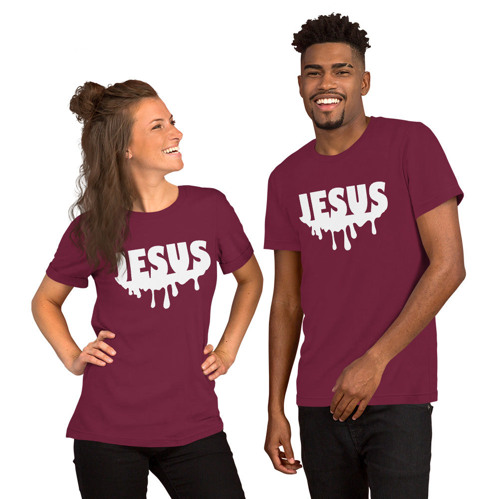 Jesus Drip Crewneck T-Shirt (Unisex)