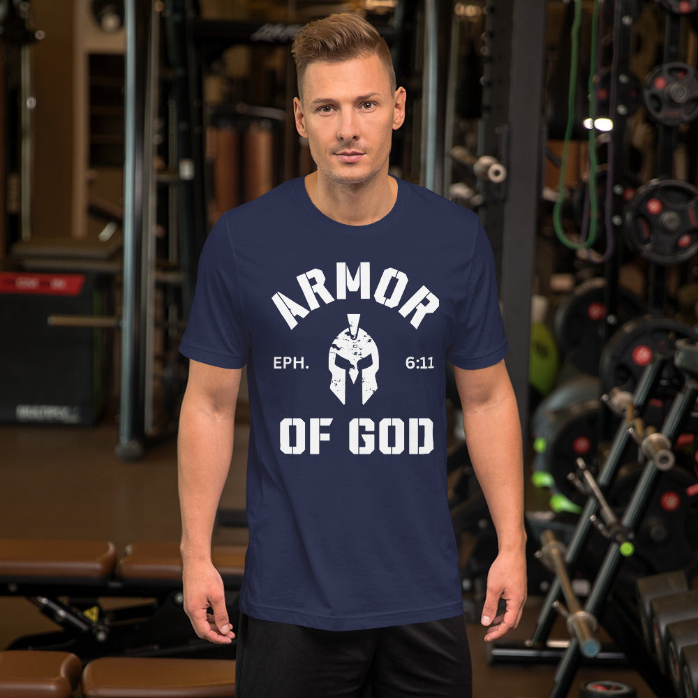 Armor of God Crewneck T-Shirt (Unisex) - Humble & Faithful Co.