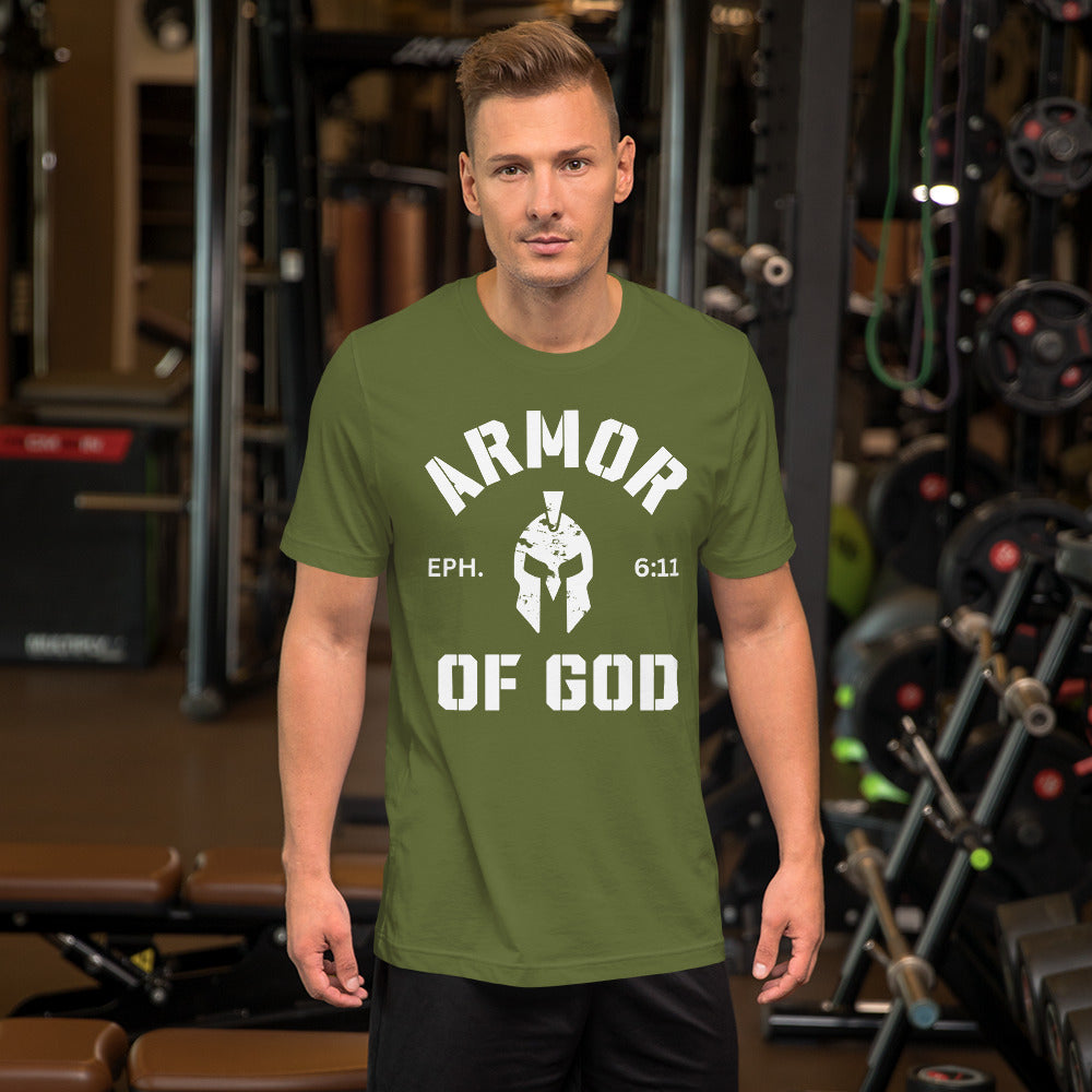 Armor of God Crewneck T-Shirt (Unisex) - Humble & Faithful Co.