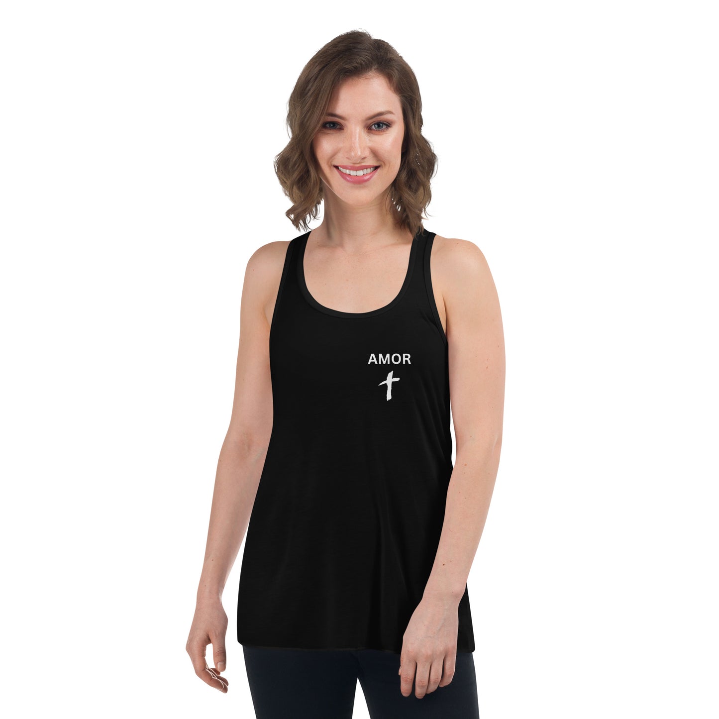 Amor Flowy Racerback Tank - Humble & Faithful Co.