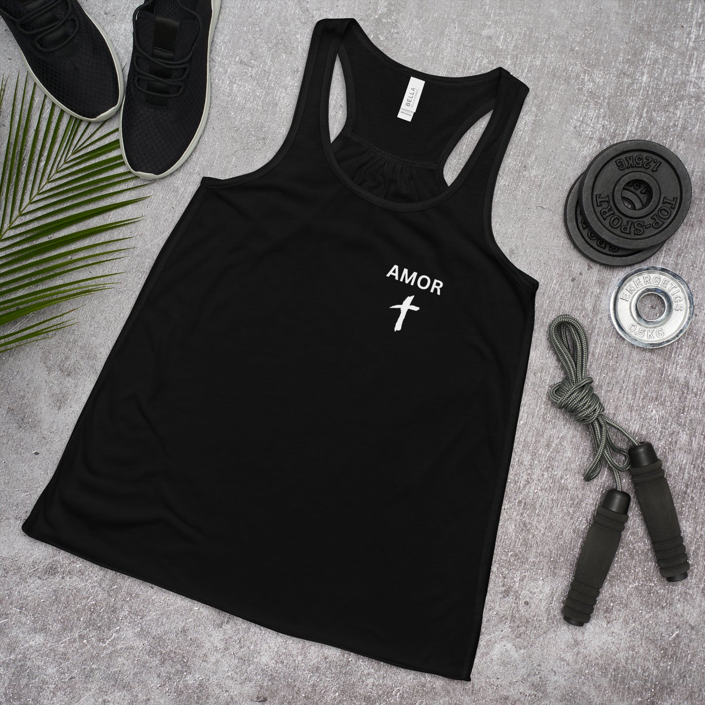 Amor Flowy Racerback Tank - Humble & Faithful Co.