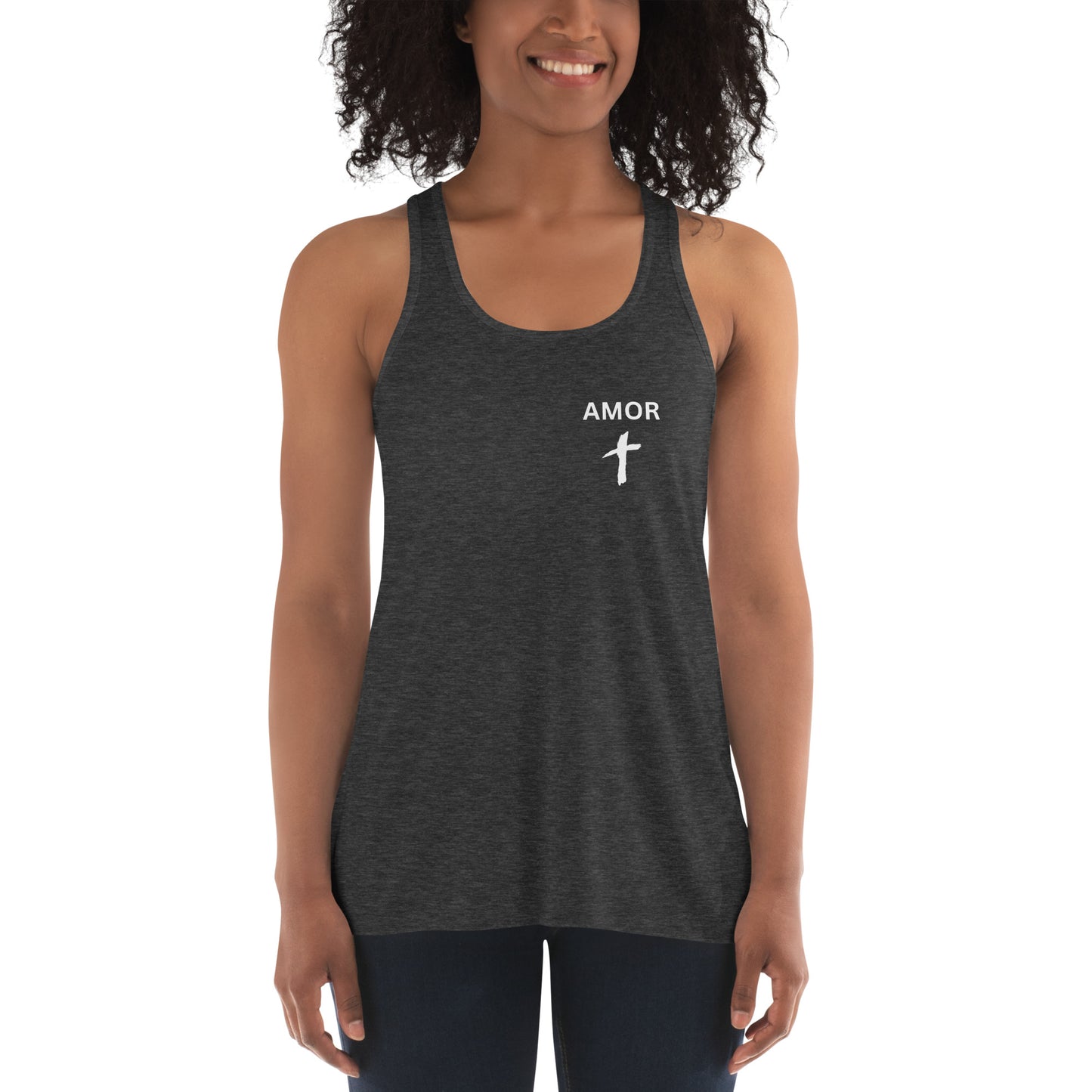 Amor Flowy Racerback Tank - Humble & Faithful Co.