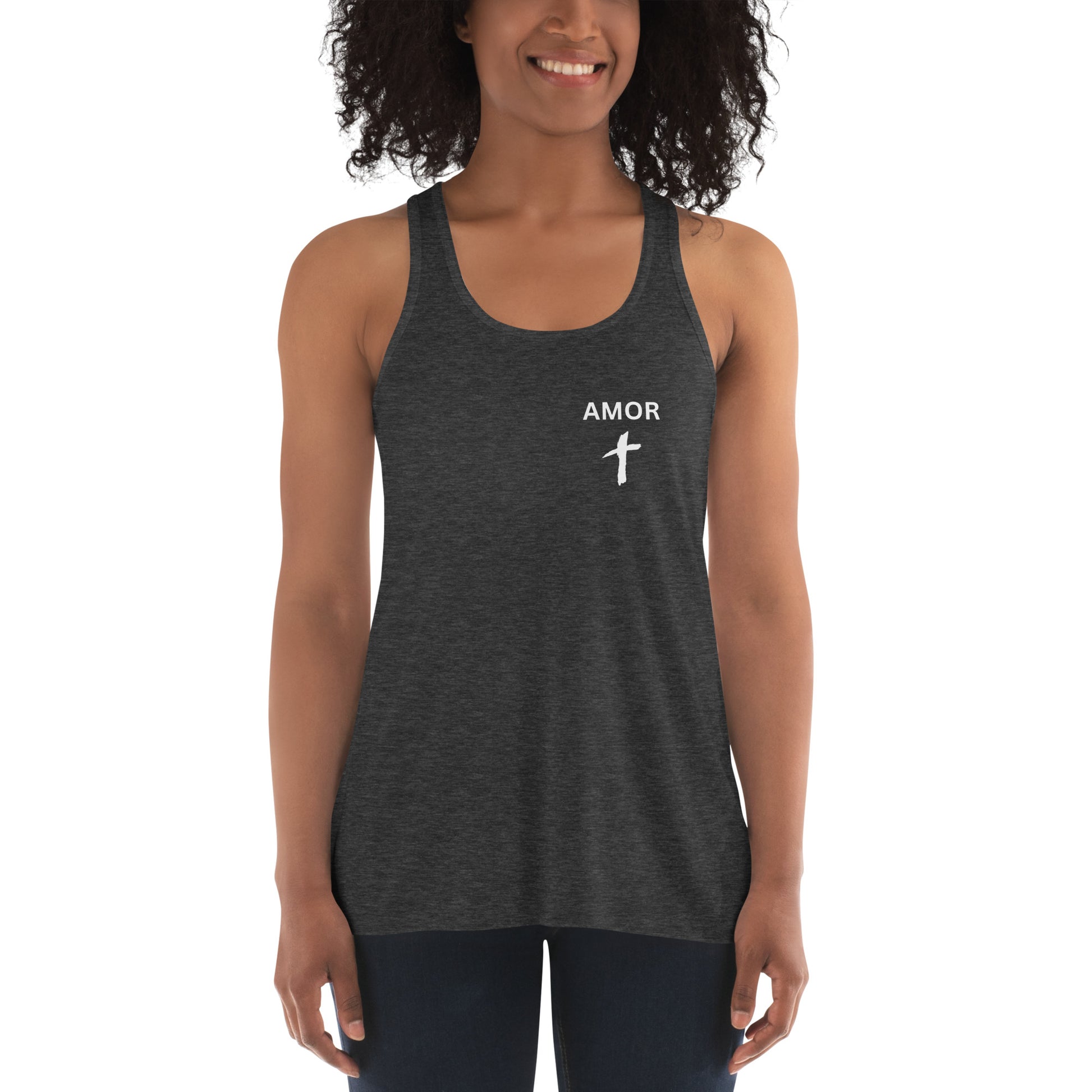 Amor Flowy Racerback Tank - Humble & Faithful Co.