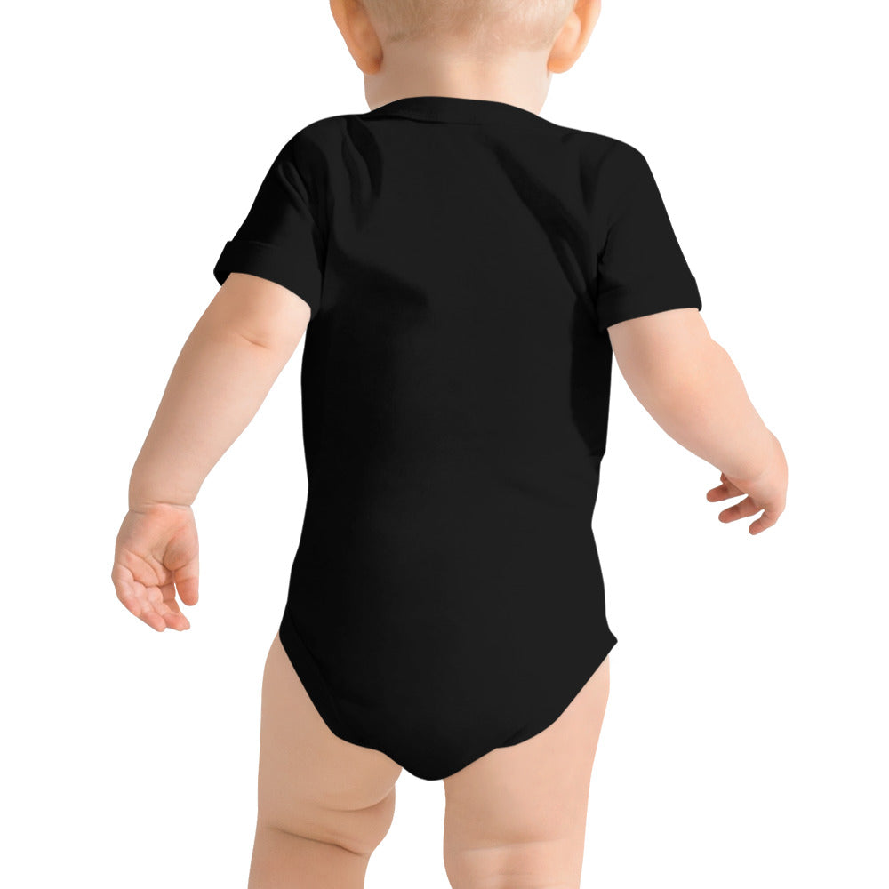 Chosen Baby Embroidered Short Sleeve One Piece (Unisex) - Humble & Faithful Co.