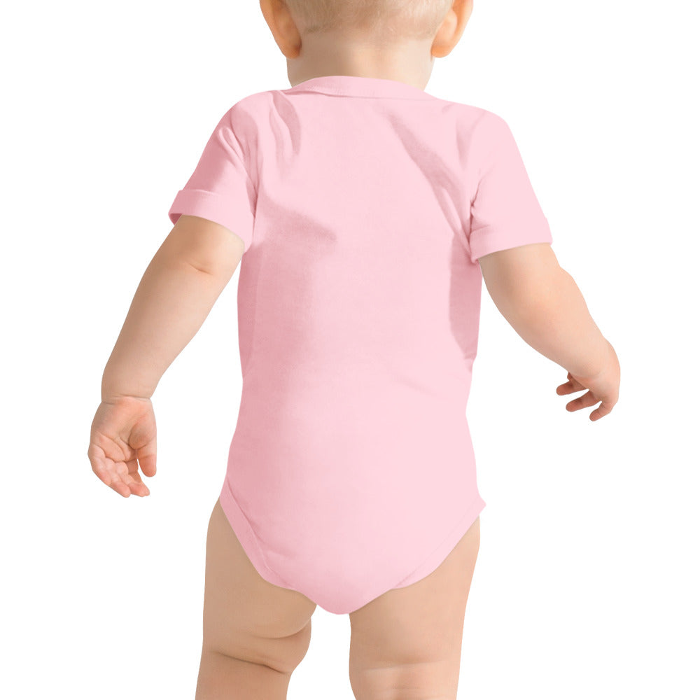 Chosen Baby Embroidered Short Sleeve One Piece (Unisex) - Humble & Faithful Co.