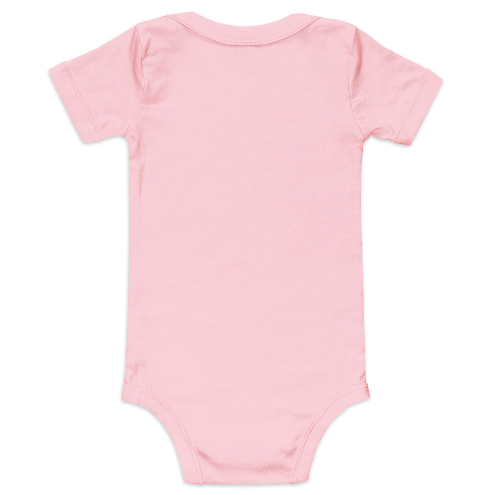 Chosen Baby Embroidered Short Sleeve One Piece (Unisex) - Humble & Faithful Co.