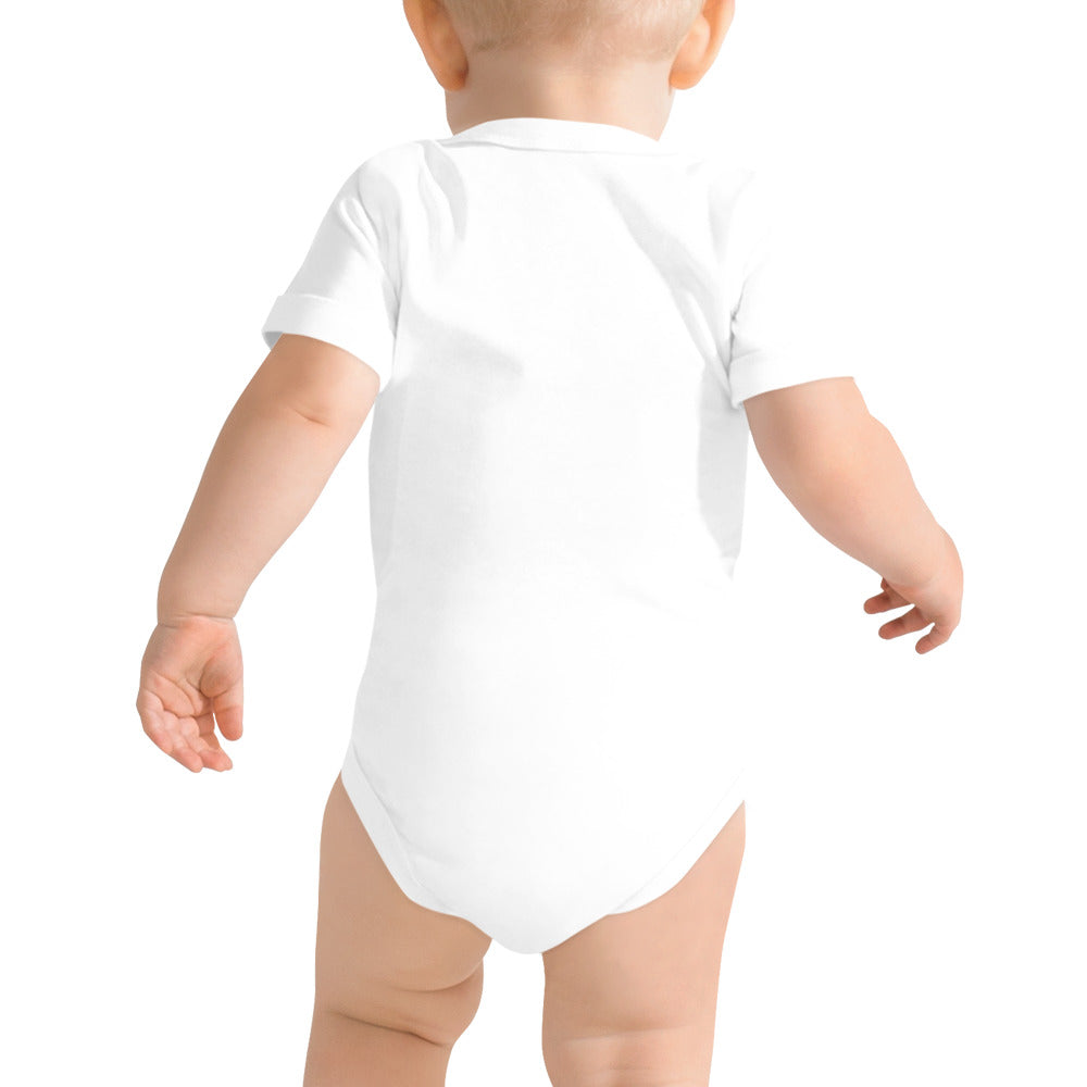 Chosen Baby Embroidered Short Sleeve One Piece (Unisex) - Humble & Faithful Co.