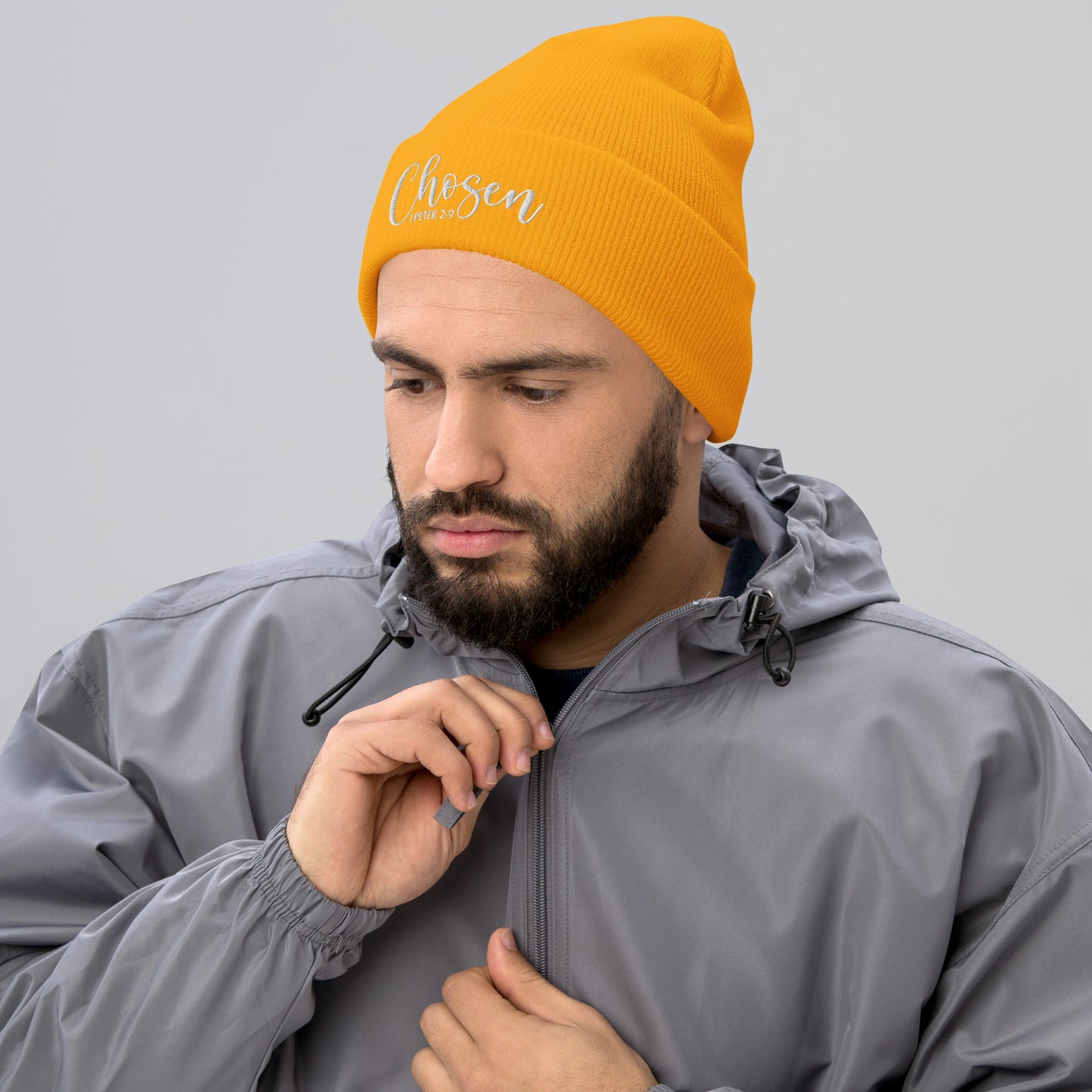Chosen Embroidered Cuffed Beanie (Unisex) - Humble & Faithful Co.