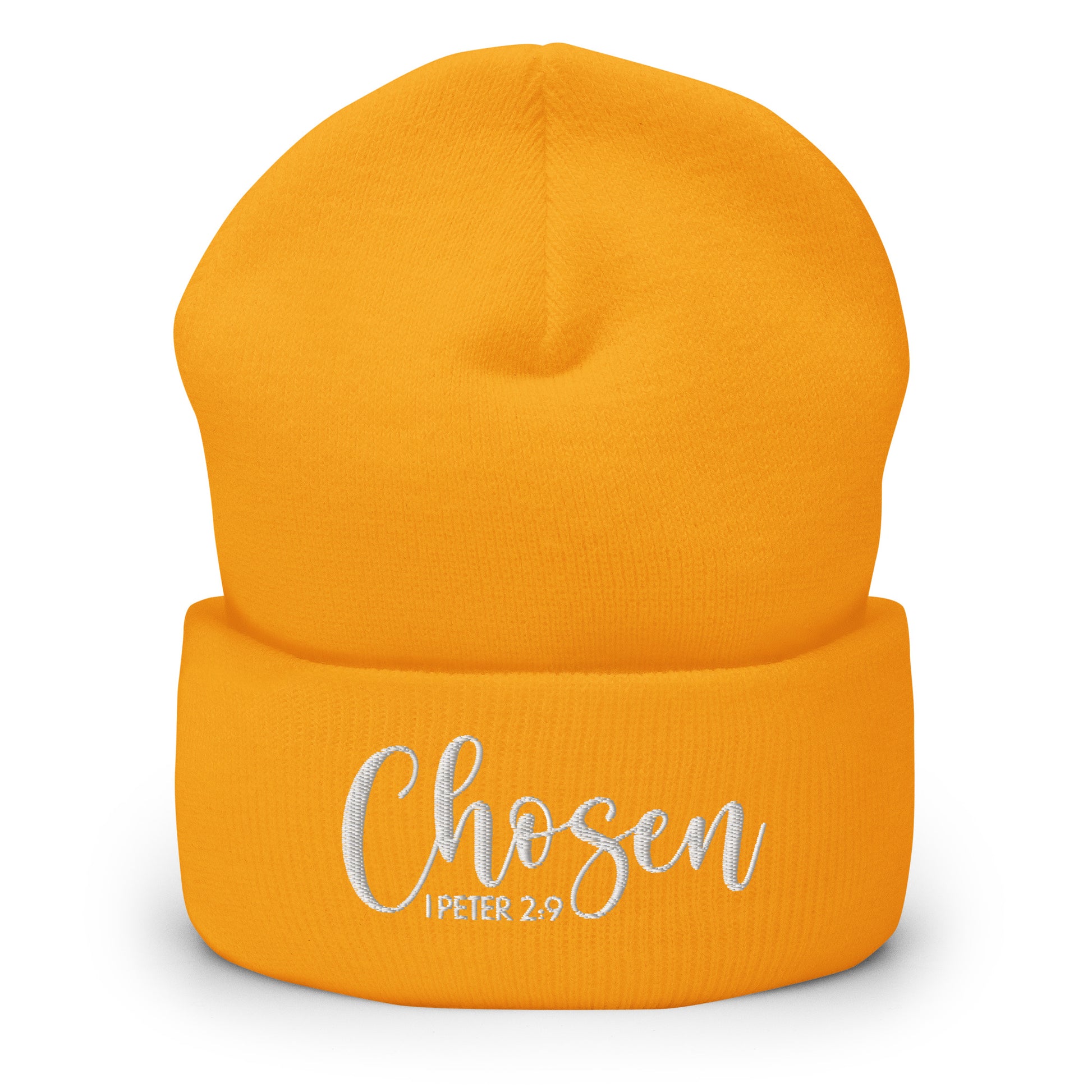 Chosen Embroidered Cuffed Beanie (Unisex) - Humble & Faithful Co.