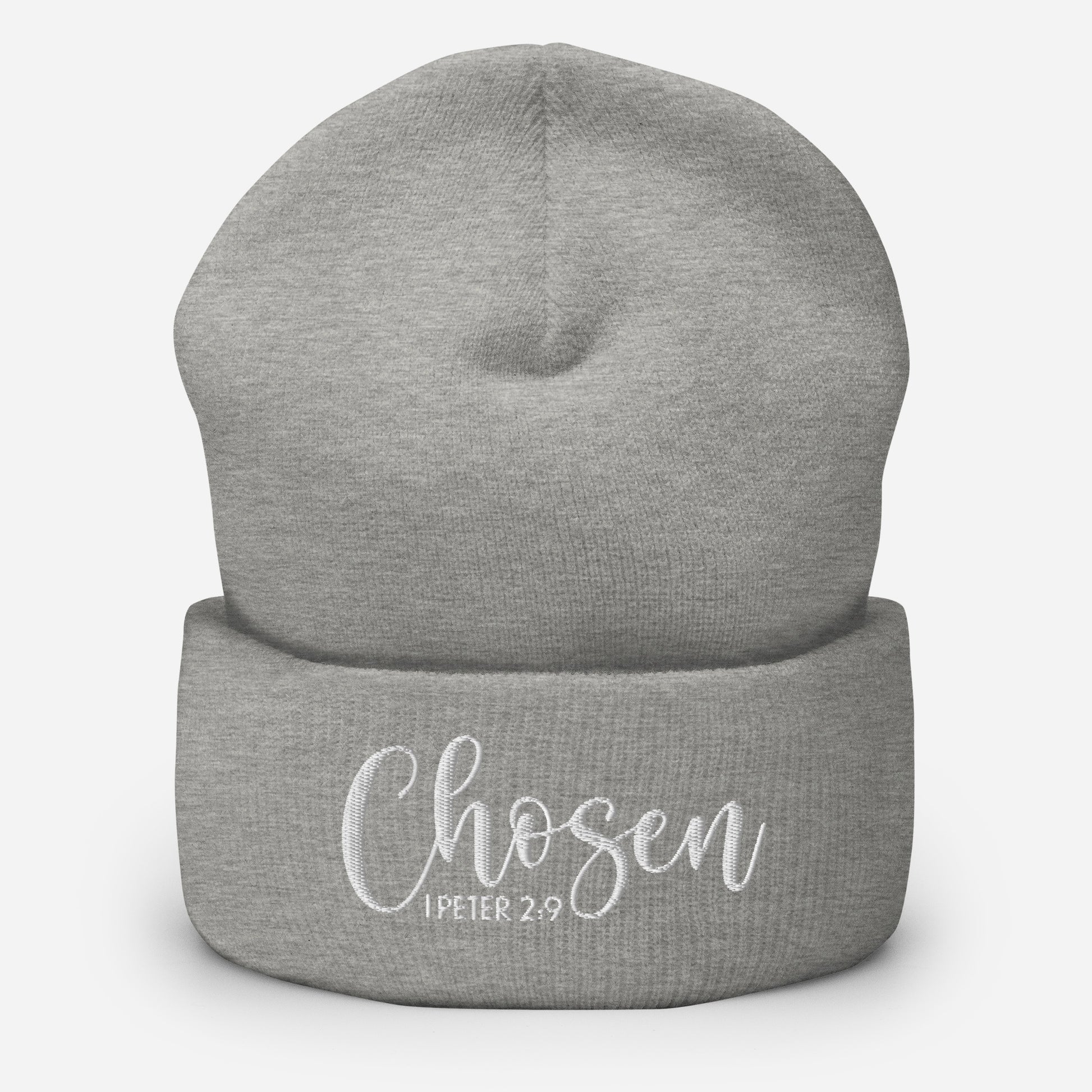Chosen Embroidered Cuffed Beanie (Unisex) - Humble & Faithful Co.
