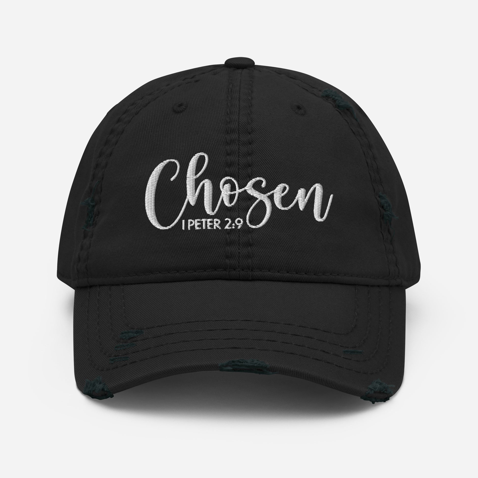 Chosen Distressed Dad Hat (Unisex) - Humble & Faithful Co.