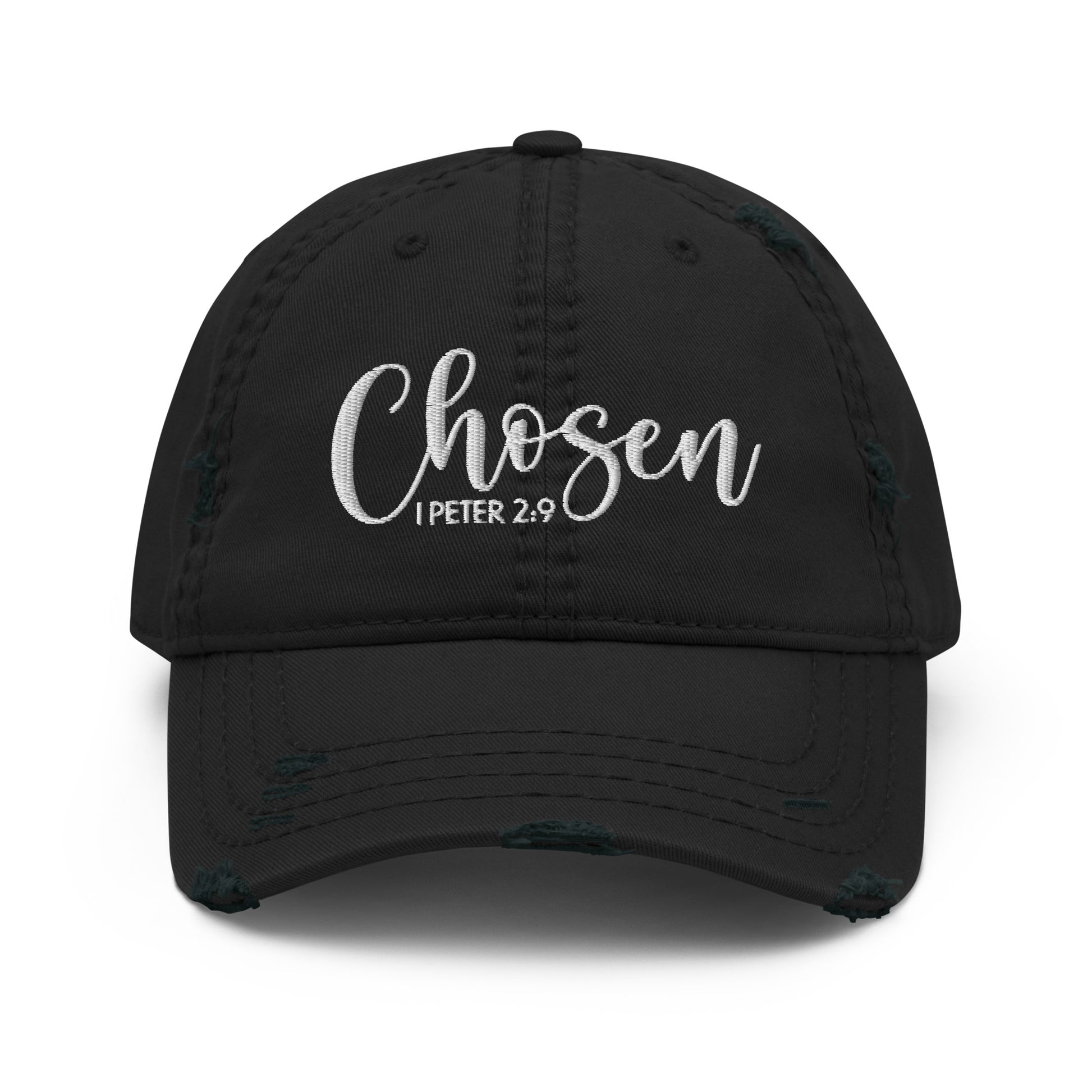 Chosen Distressed Dad Hat (Unisex) - Humble & Faithful Co.