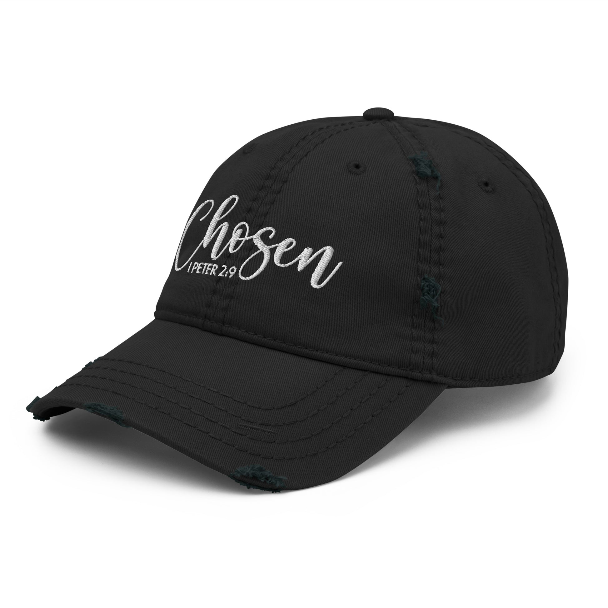 Chosen Distressed Dad Hat (Unisex) - Humble & Faithful Co.