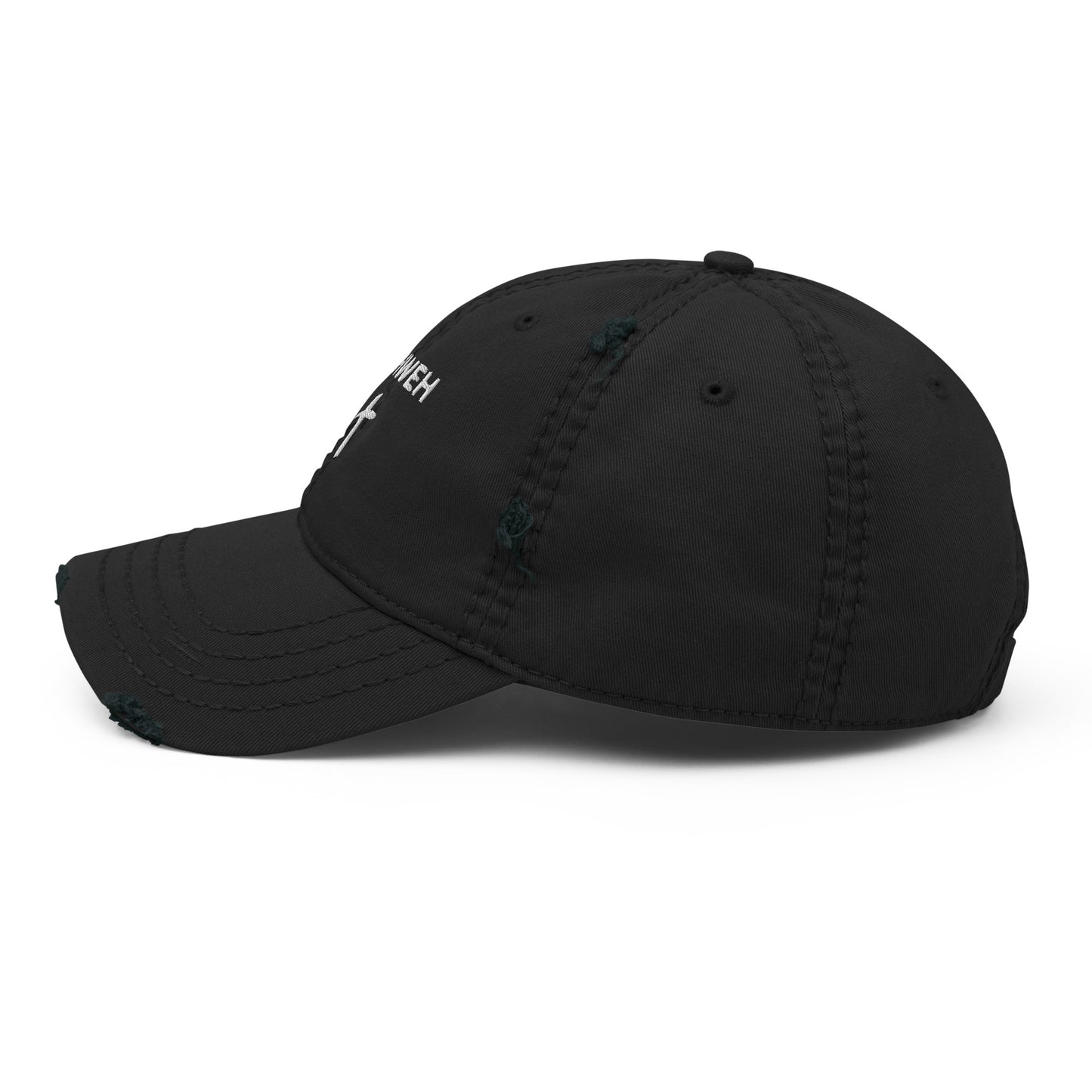 Distressed "Yahweh" Dad Hat (Unisex) - Humble & Faithful Co.