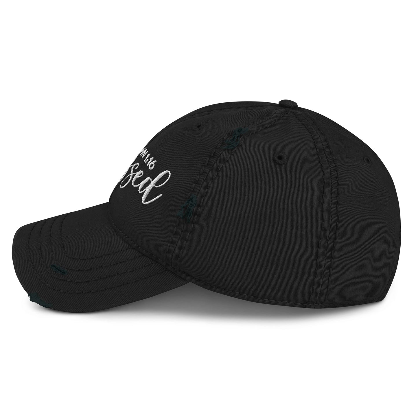 Blessed Distressed Dad Hat (Unisex) - Humble & Faithful Co.