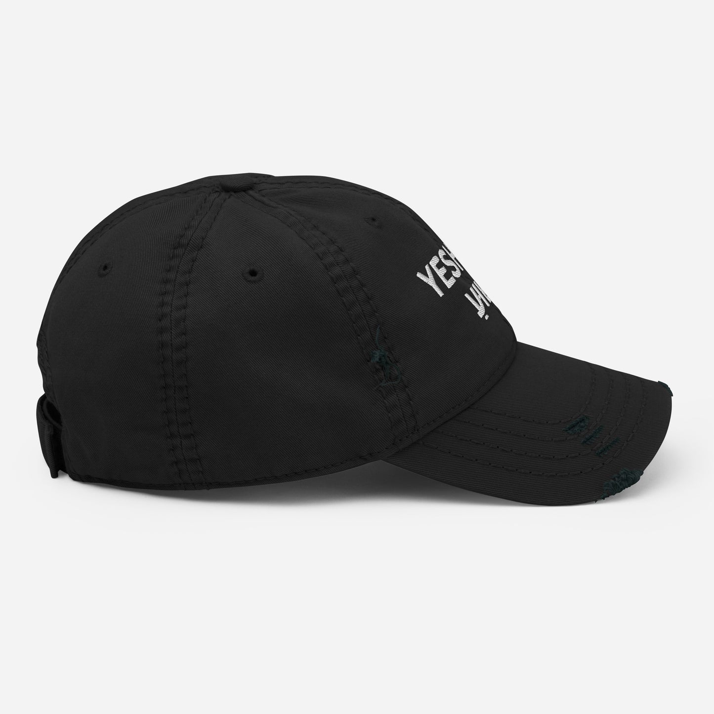 Distressed "Yeshua" Dad Hat (Unisex) - Humble & Faithful Co.