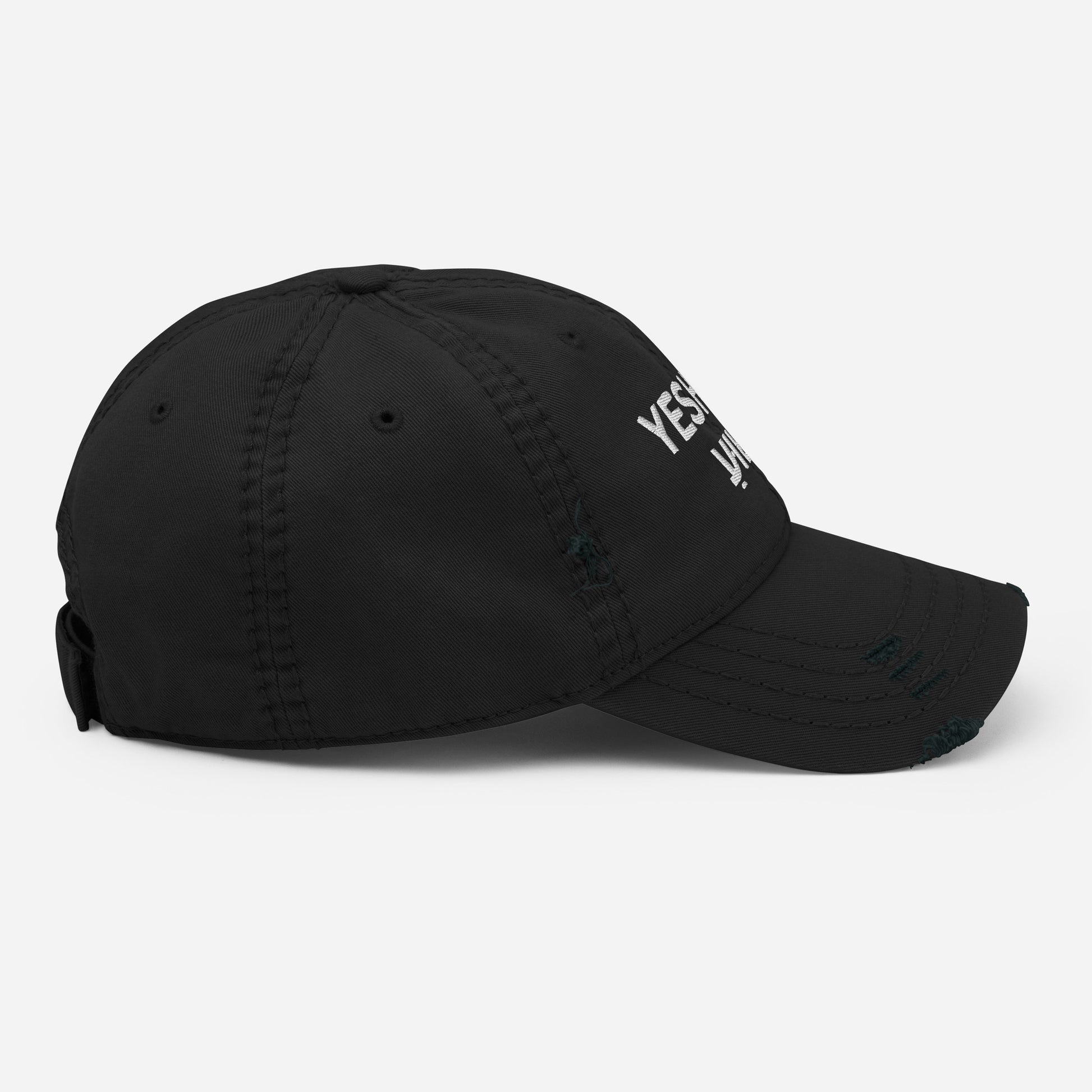 Distressed "Yeshua" Dad Hat (Unisex) - Humble & Faithful Co.