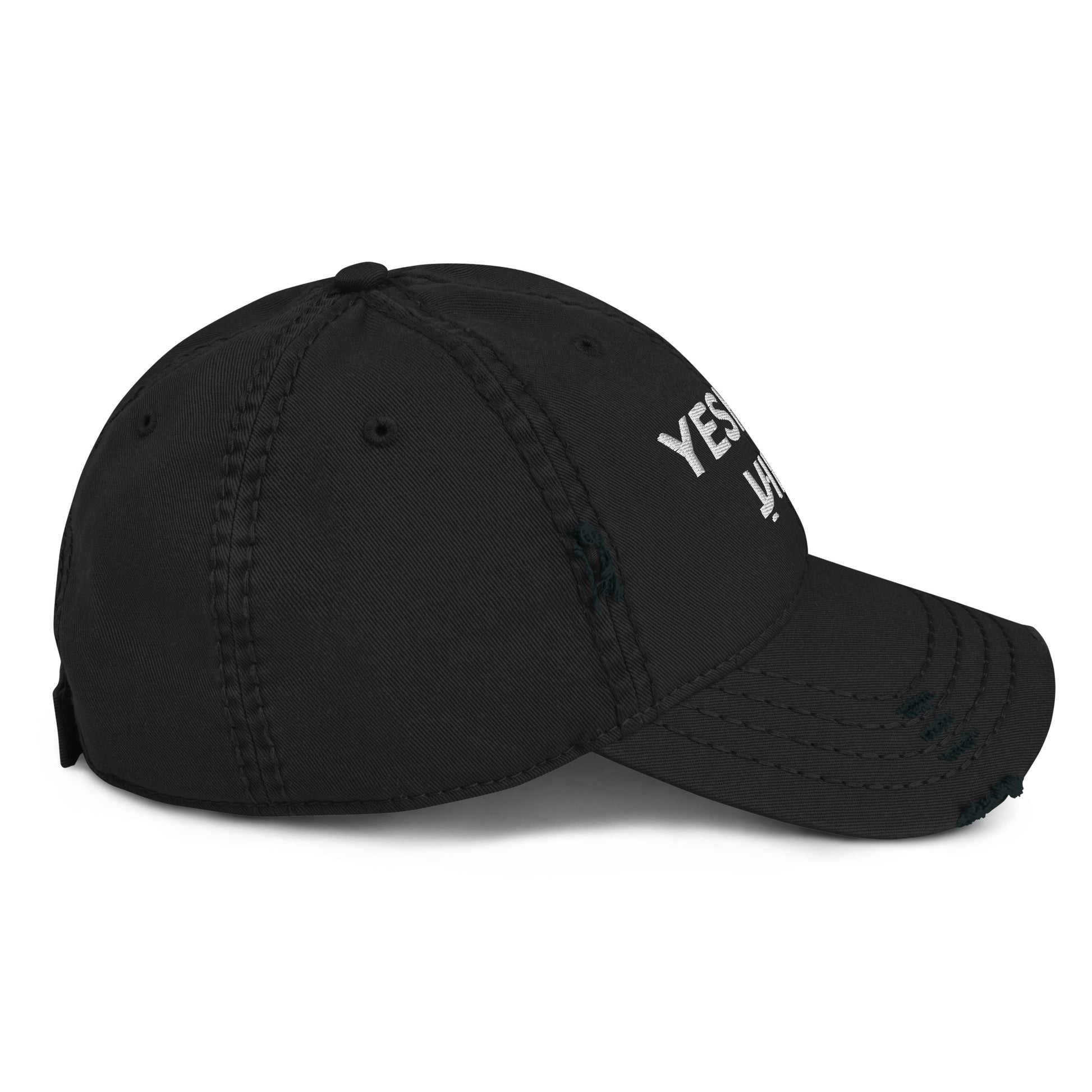 Distressed "Yeshua" Dad Hat (Unisex) - Humble & Faithful Co.