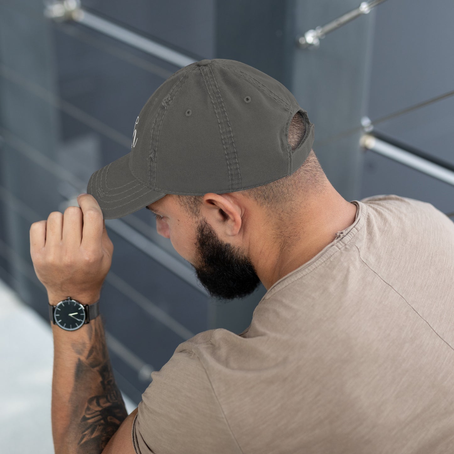 Faith Distressed Dad Hat (Unisex) - Humble & Faithful Co.