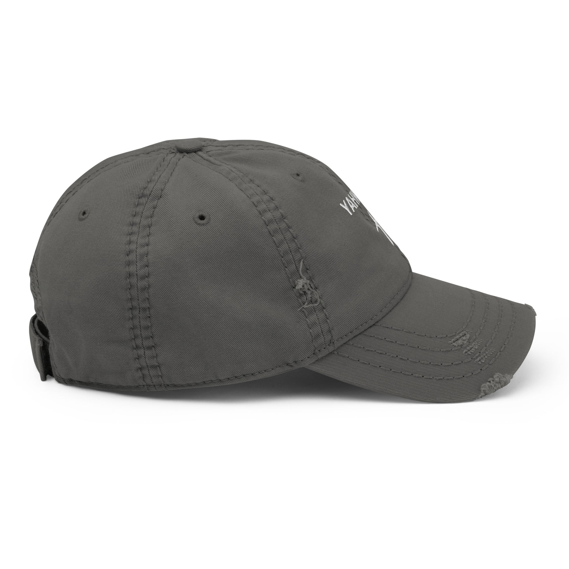 Distressed "Yahweh" Dad Hat (Unisex) - Humble & Faithful Co.