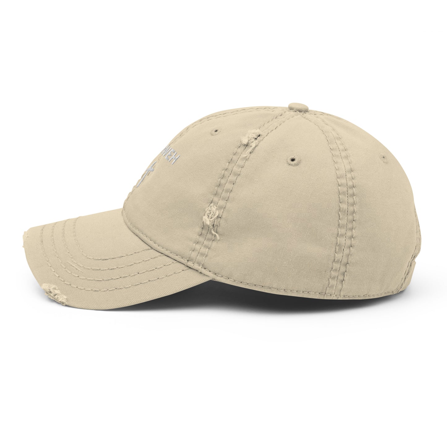 Distressed "Yahweh" Dad Hat (Unisex) - Humble & Faithful Co.